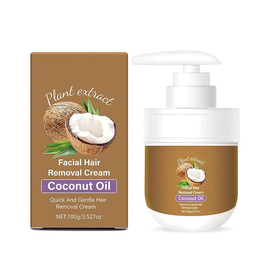 Crema depilatoria suave de coco